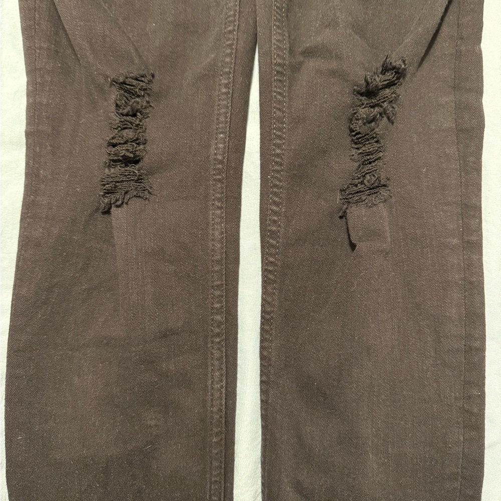 Express High Rise Distressed Legging - Picture 4 of 6